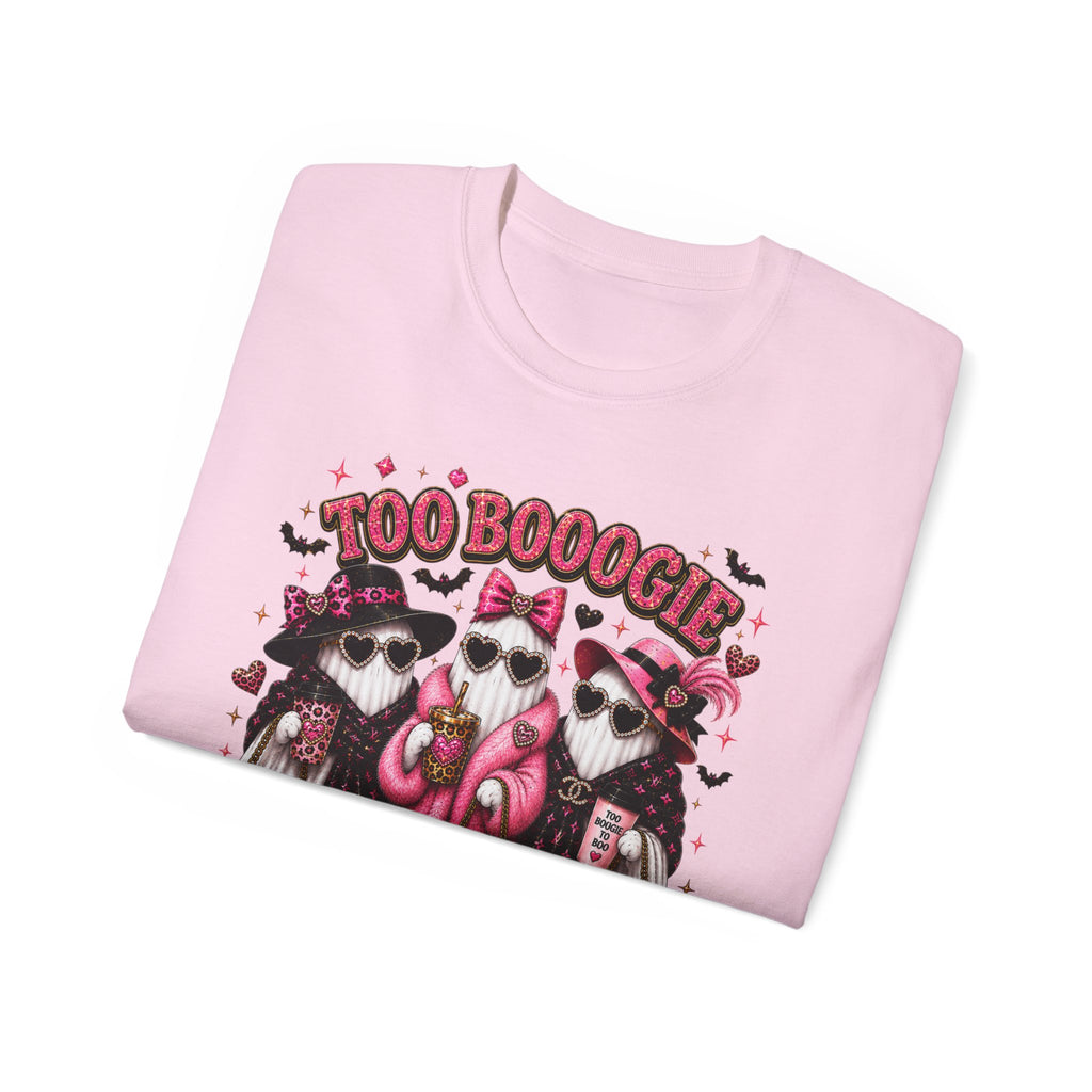 Too Boogie to Boo Halloween T‑Shirt