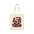 Too BOOOGIE to BOO Halloween Tote Bag | Pink Ghost Canvas Bag