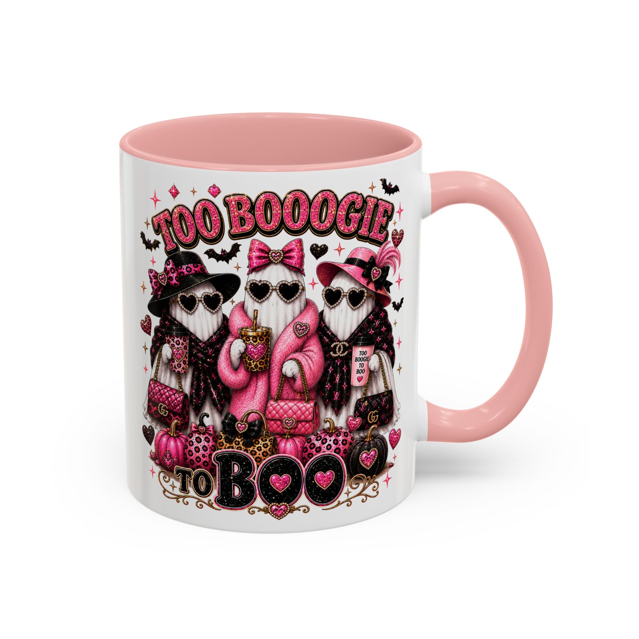 Too Boogie To Boo Ghost Halloween Coffee Mug (11/15oz)